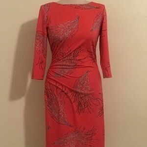 J. McLaughlin Coral Long Sleeve Dress
